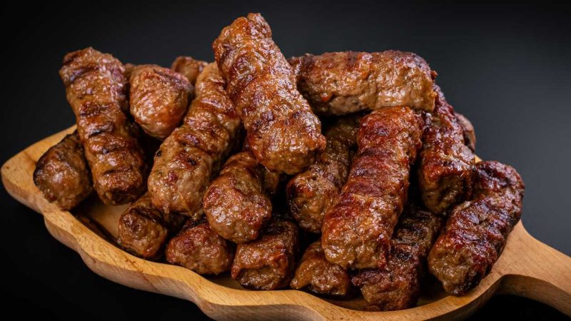 Mici din carne de Struț.