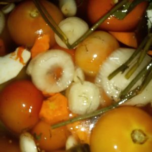 Legume și verdeata crescute natural .