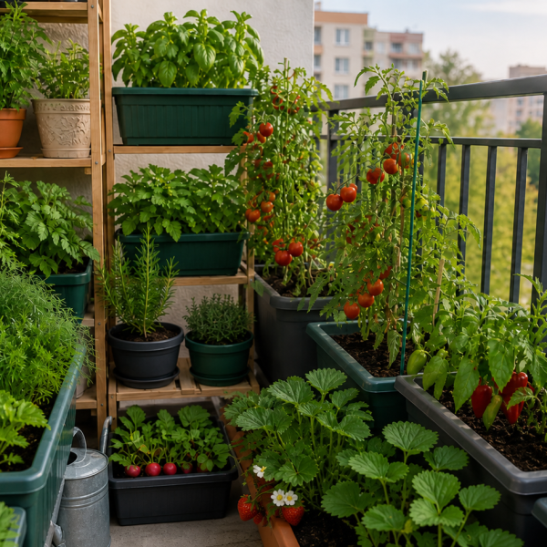 Ce poți crește pe balcon